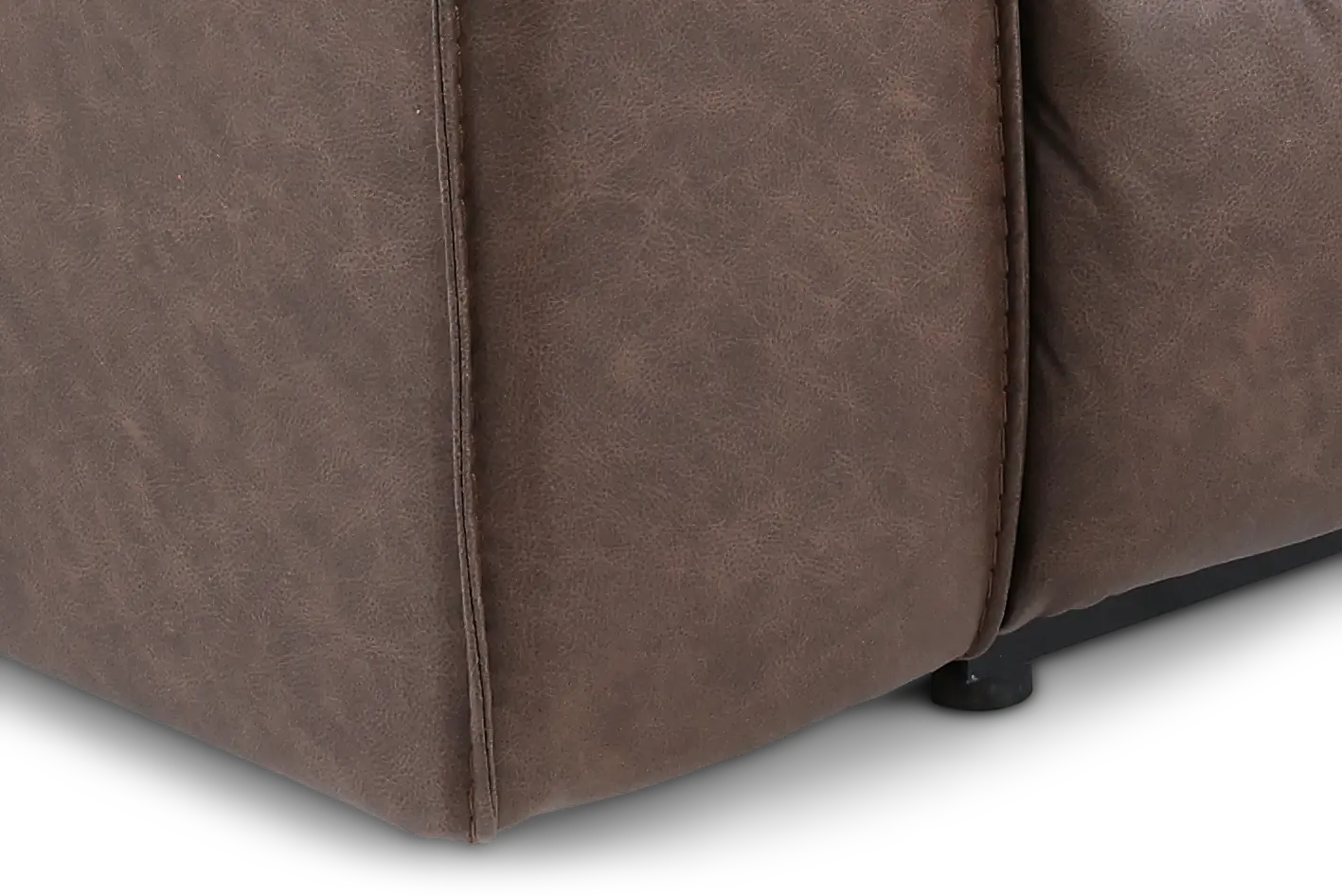 Lavenhorne Granite Dark Brown Reclining Loveseat with Center Console-8