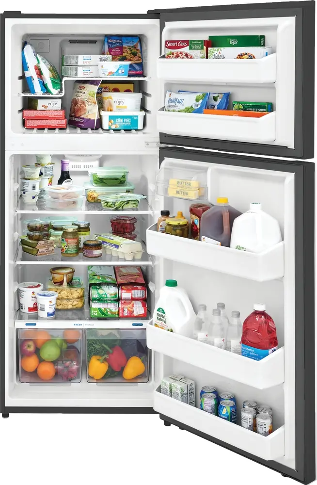 FFHT1822UV Frigidaire 17.6 Cu. Ft. Top Freezer Refrigerator - Brushed Steel-2
