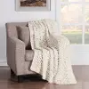 J. Queen Modern Luca Ivory Throw