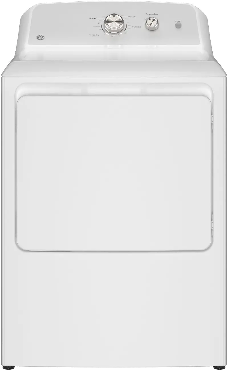 GE 7.2 Cu Ft Electric Dryer - White