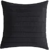 J. Queen Modern Valencia 20  Black Decorative Throw Pillow