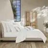 J. Queen Modern Brentwood White King/California King Duvet Cover