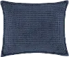 J. Queen Natural Pebble Beach Indigo Blue King Sham