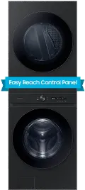 Samsung Electric Washer and Dryer AI Laundry Hub™ - Brushed Black