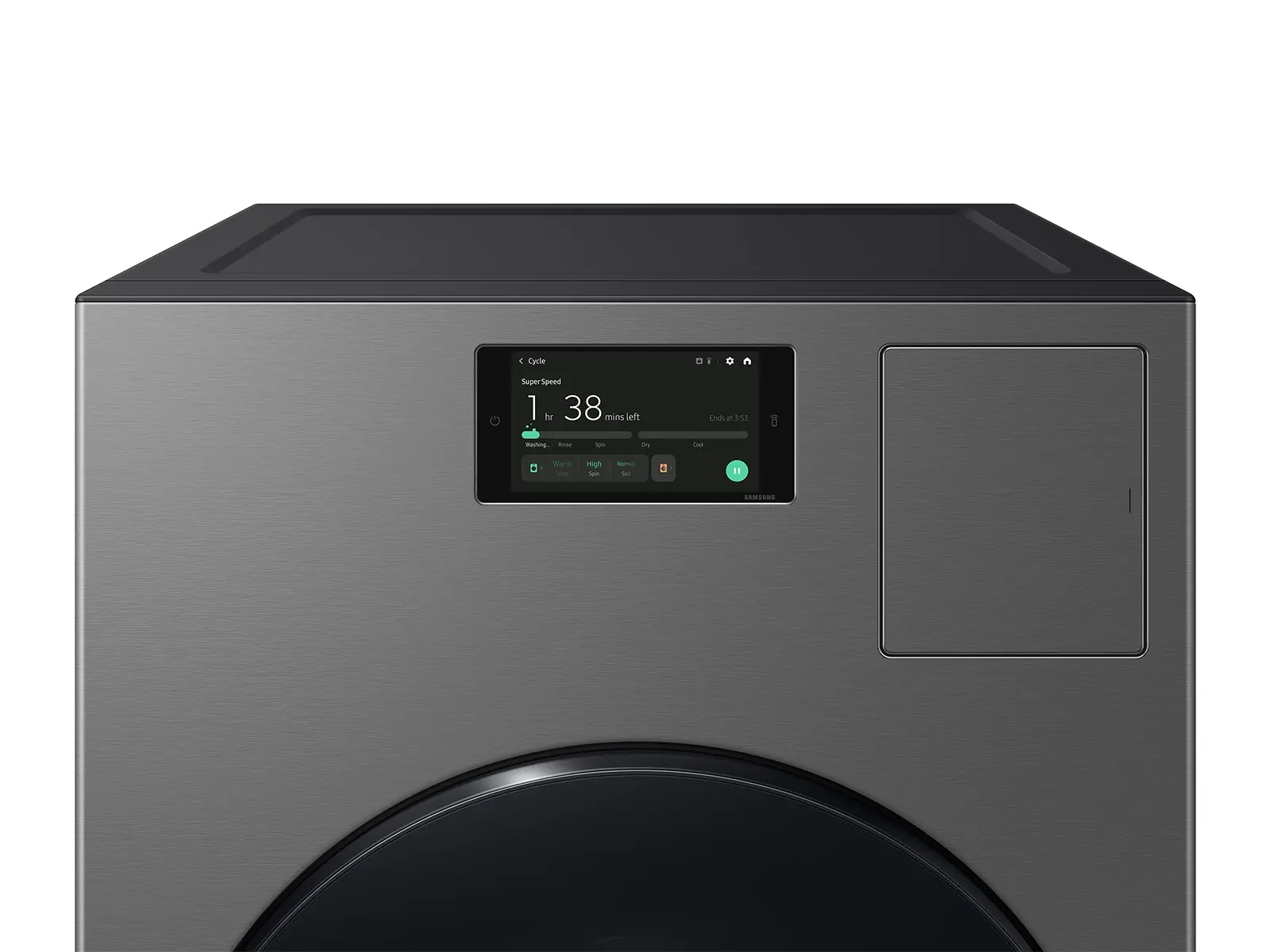 Samsung Bespoke 5.3 Cu Ft All-in-One Ultra Capacity Washer-Dryer AI Laundry Combo™ - Dark Steel-10