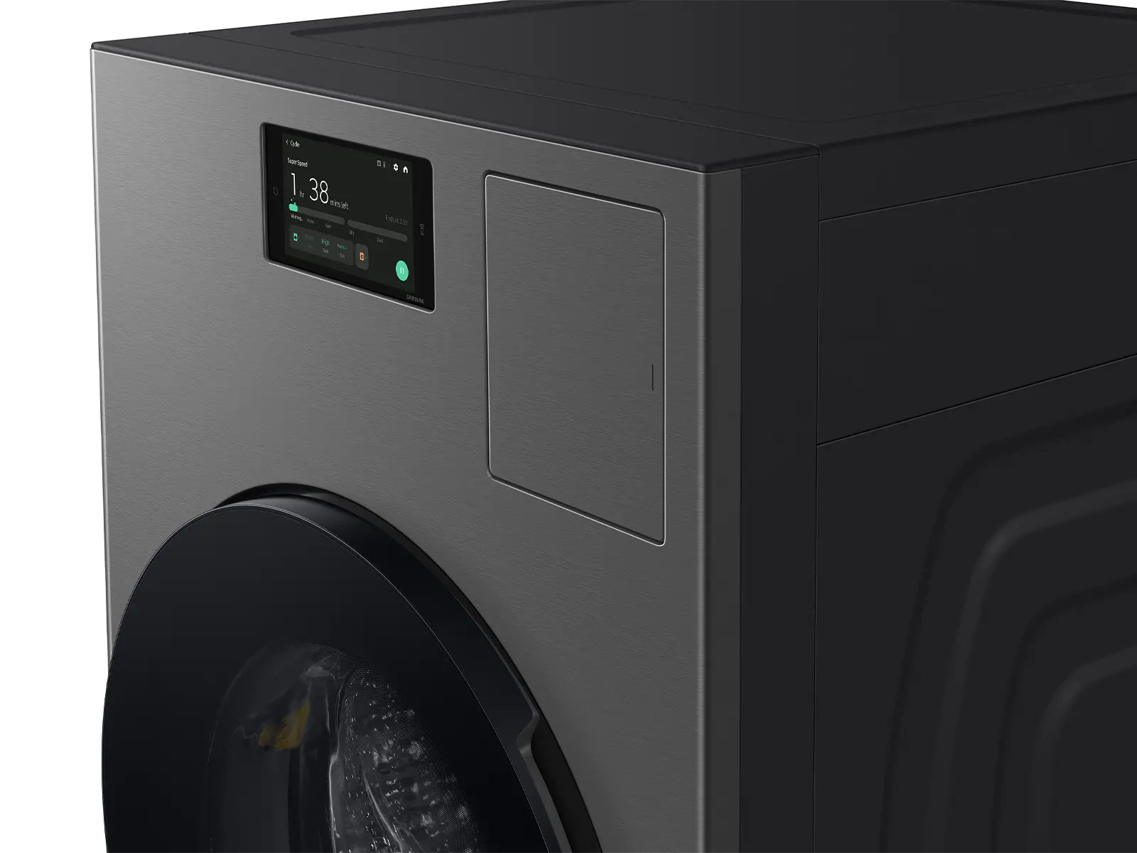 Samsung Bespoke 5.3 Cu Ft All-in-One Ultra Capacity Washer-Dryer AI Laundry Combo™ - Dark Steel-12