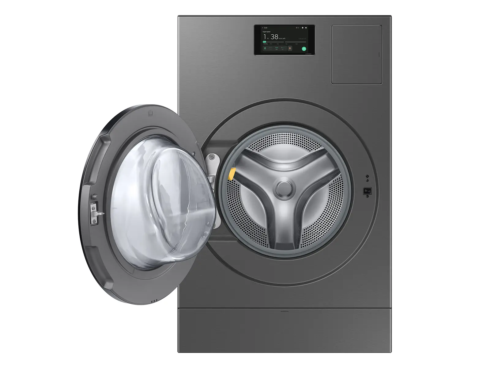Samsung Bespoke 5.3 Cu Ft All-in-One Ultra Capacity Washer-Dryer AI Laundry Combo™ - Dark Steel-14