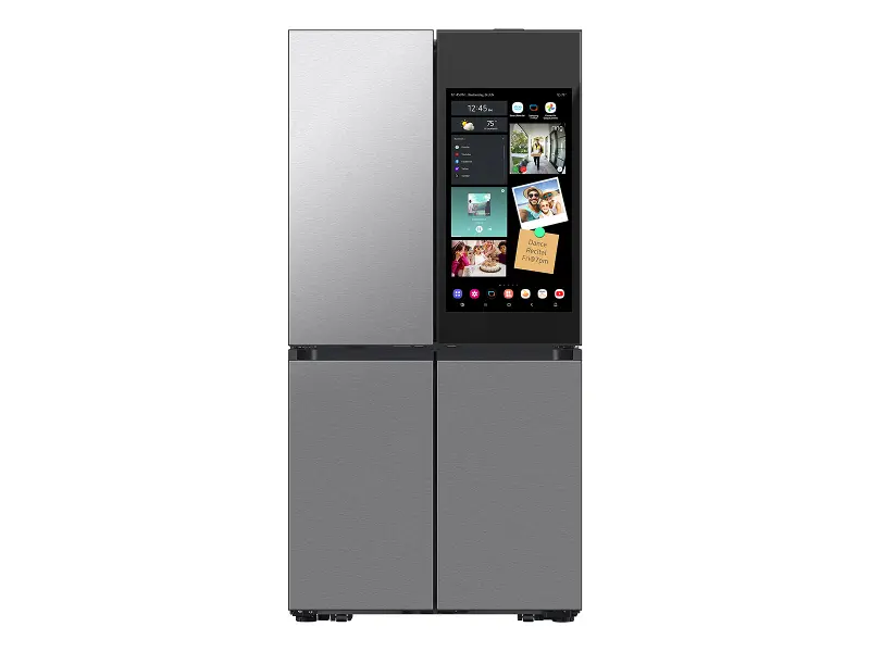 Samsung Bespoke 28.6 Cu Ft 4-Door Flex Refrigerator with AI Family Hubâ„¢+ - Stainless Steel