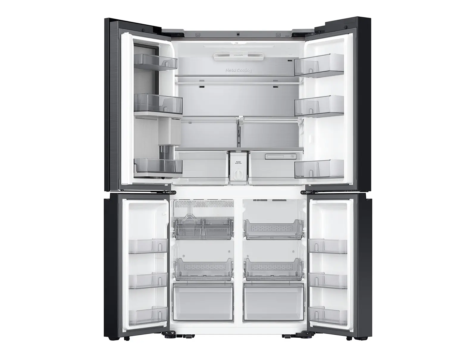 Samsung Bespoke AI 28.6 Cu Ft 4‑Door Flex™ Refrigerator – Stainless Steel with AI Family Hub™+-10