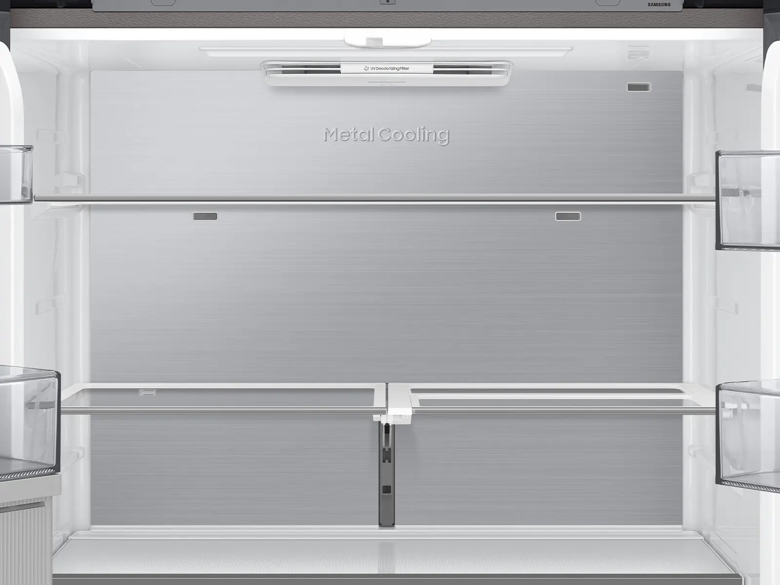 Samsung Bespoke AI 22.5 Cu Ft 4‑Door Flex™ Refrigerator - Counter‑Depth Stainless Steel with AI Family Hub™+-13