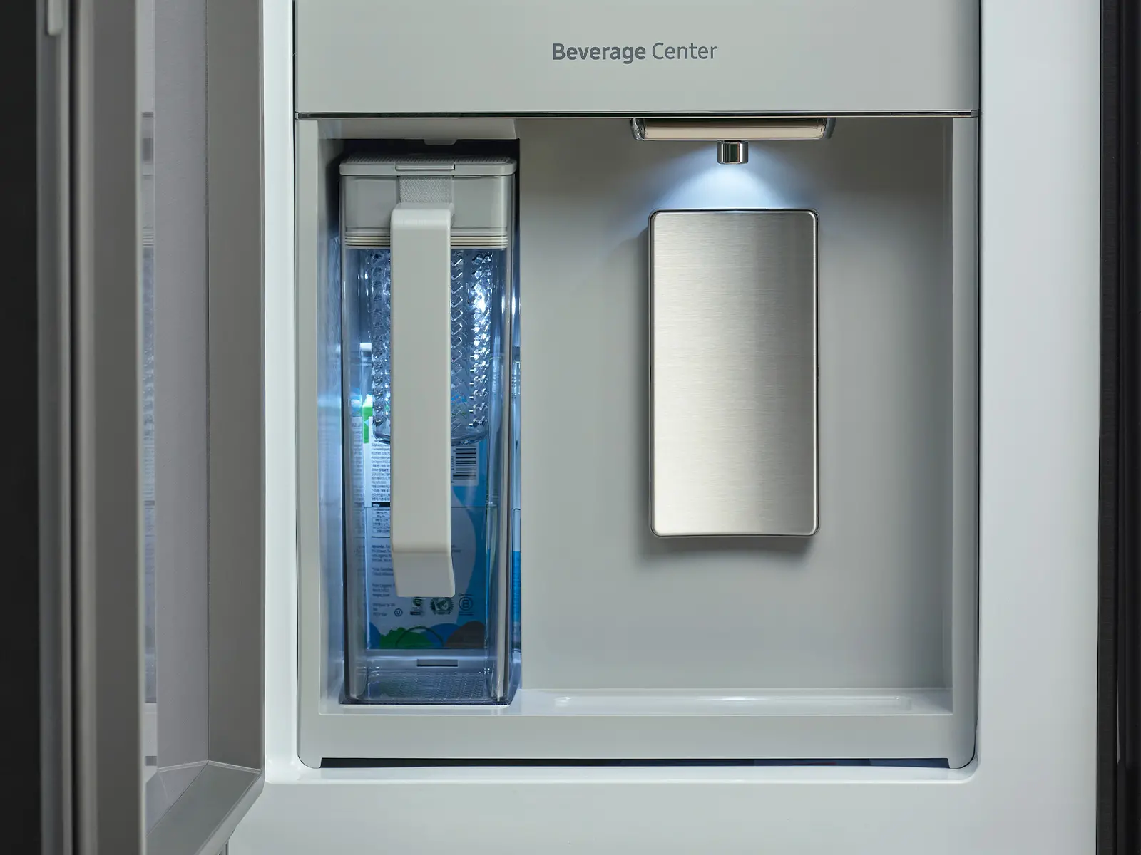 Samsung Bespoke AI 22.5 Cu Ft 4‑Door Flex™ Refrigerator - Counter‑Depth Stainless Steel with AI Family Hub™+-15