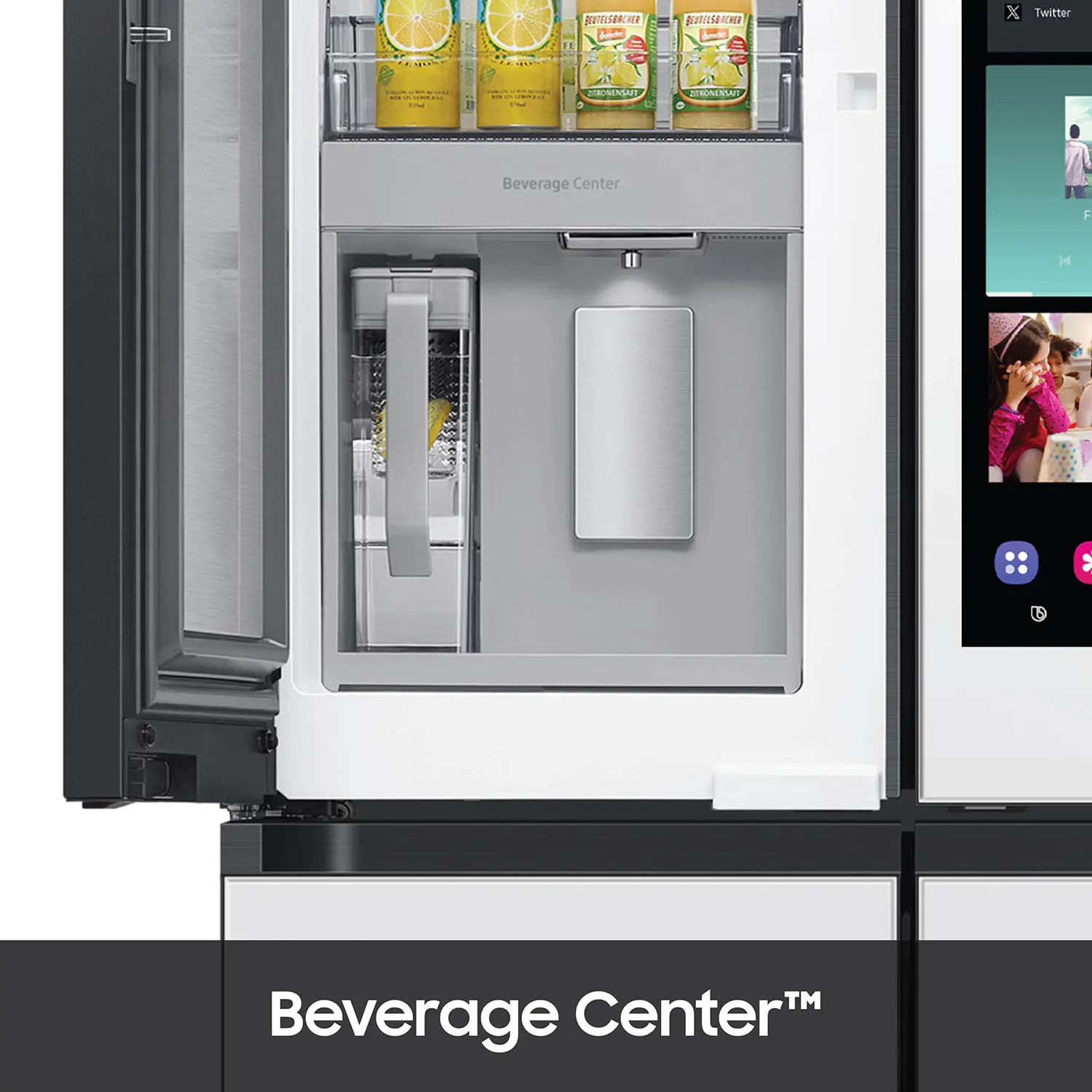Samsung Bespoke AI 28.6 Cu Ft 4‑Door Flex™ Refrigerator – White Glass with AI Family Hub™+-5
