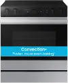 NSE6DG8500SR Samsung Bespoke 6.3 Cu Ft Smart Electric Range with Air Sous Vide and Air Fry - Stainless Steel