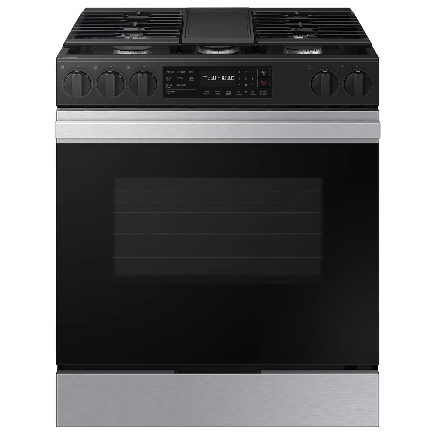 NSG6DG8300SR Samsung Bespoke Smart 6.0 Cu Ft Gas Range - Stainless Steel-1