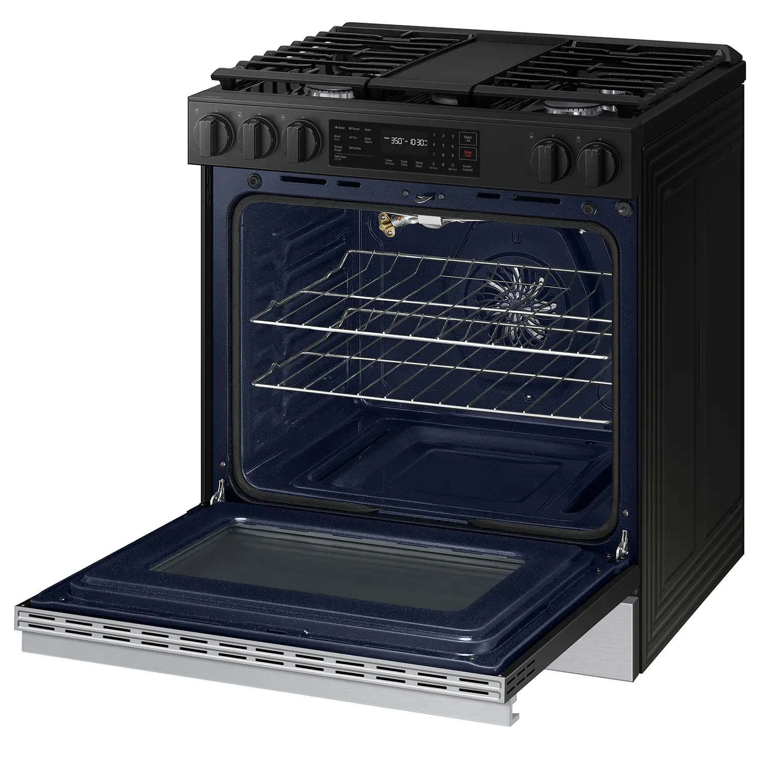 NSG6DG8300SR Samsung Bespoke Smart 6.0 Cu Ft Gas Range - Stainless Steel-10
