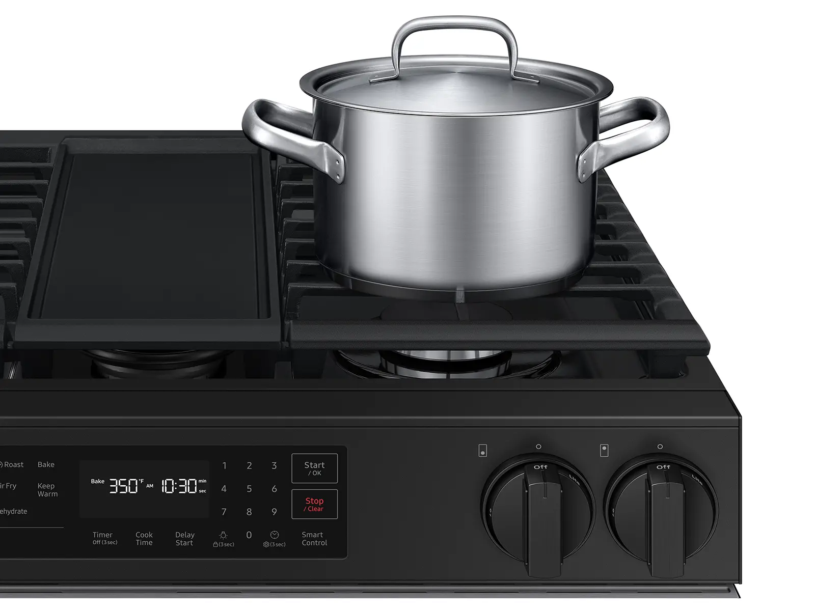 NSG6DG8300SR Samsung Bespoke Smart 6.0 Cu Ft Gas Range - Stainless Steel-6