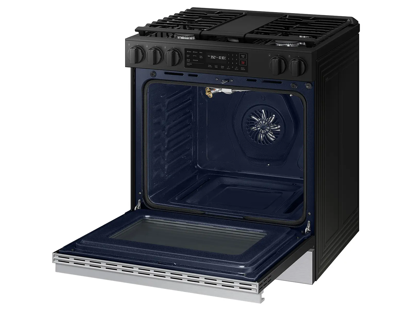 NSG6DG8300SR Samsung Bespoke Smart 6.0 Cu Ft Gas Range - Stainless Steel-9