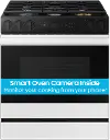 NSG6DB870012 Bespoke Smart 6.0 Cu Ft Gas Range with Smart Oven Camera - White Glass