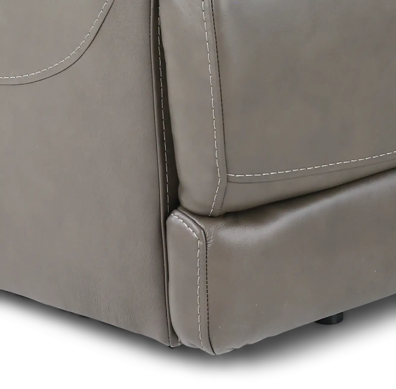 Rushton Lontra Brown Leather 6 Piece Power Reclining Sectional with Multimedia Console-7