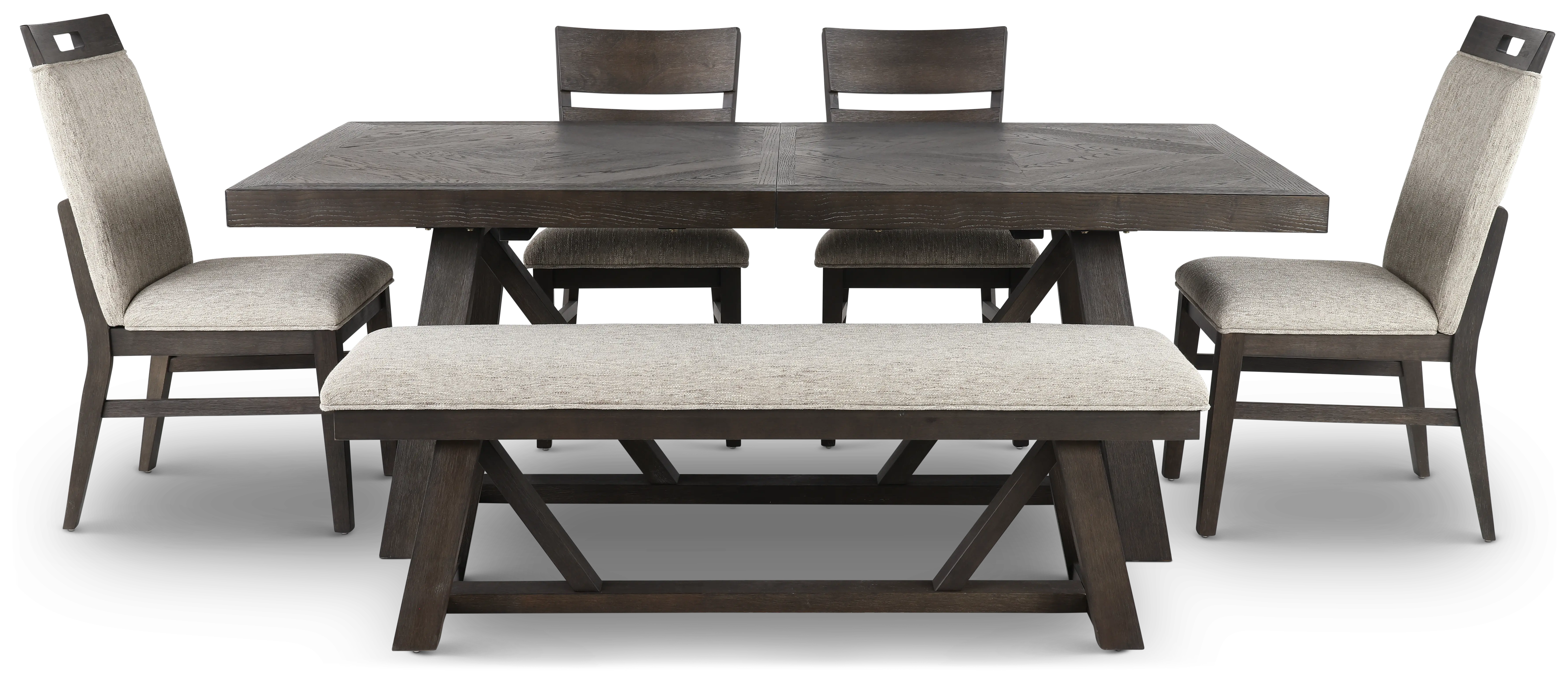 Hearst Reclaimed Brown 6 Piece Dining Set-2