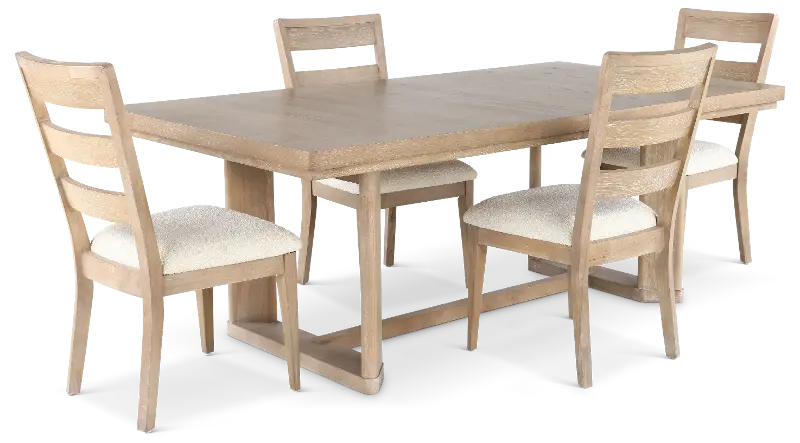 Pacific Grove Natural 5-Piece Dining Set