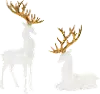 Melrose 2-pc. Modern Holiday Deer Table Decor Set