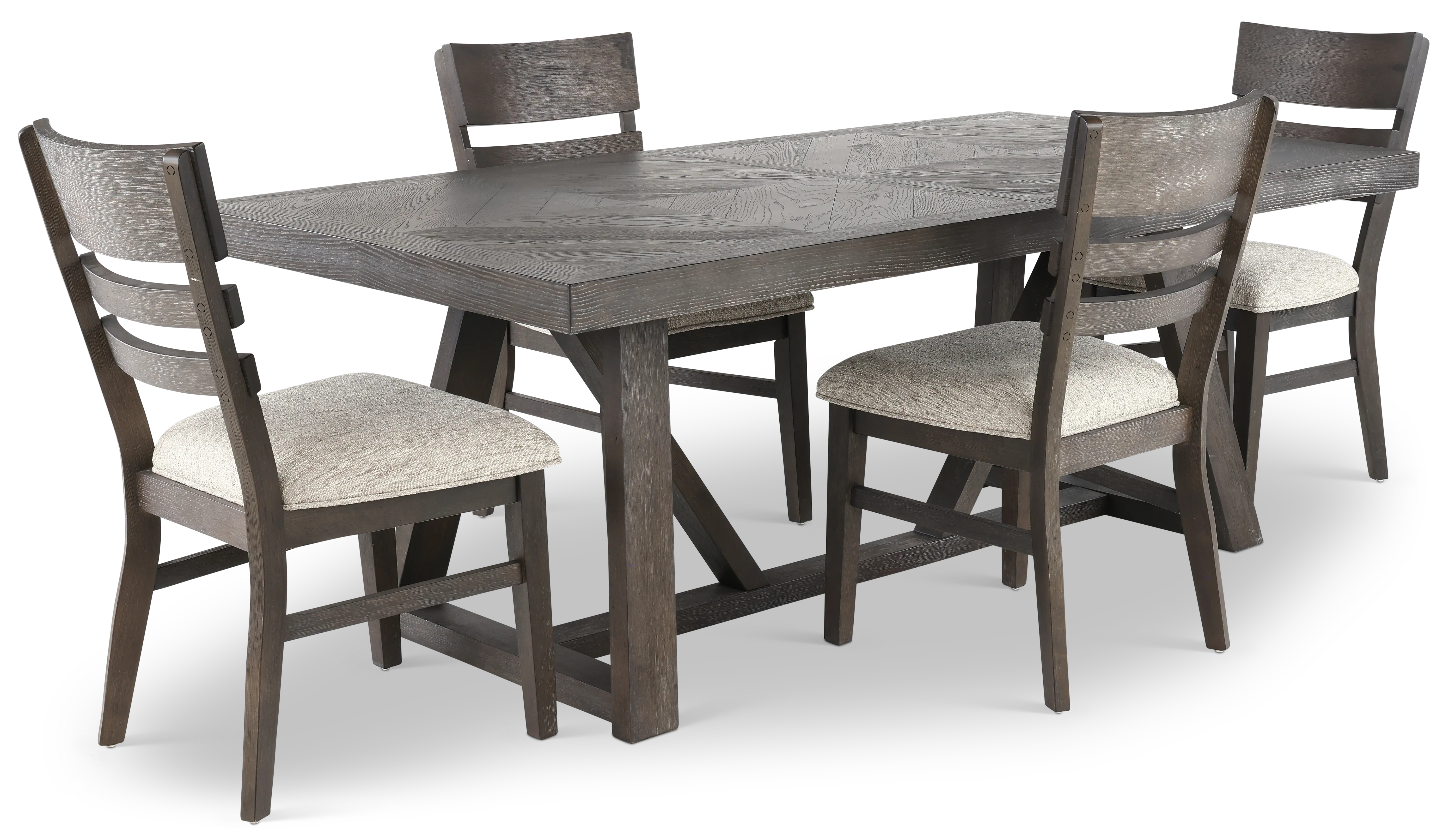 Hearst Reclaimed Brown 5 Piece Dining Set-1