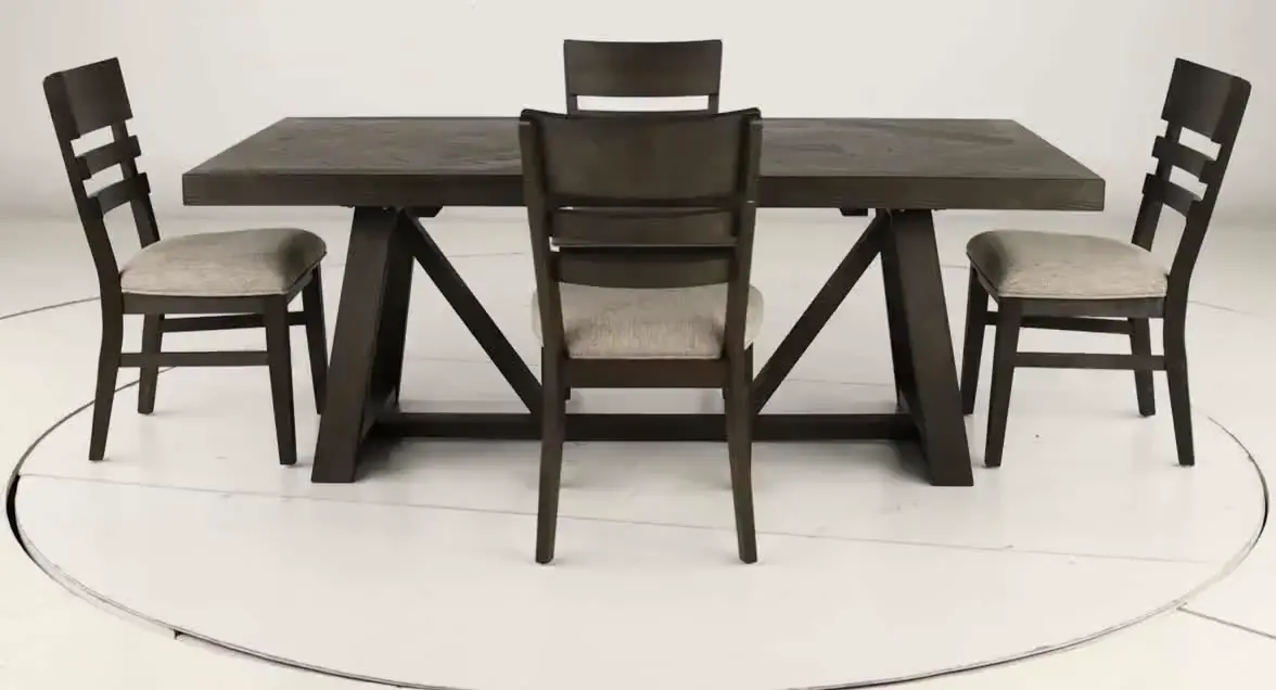 Hearst Reclaimed Brown 5 Piece Dining Set-5