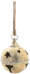 10  Gold Metal Bell with Rope