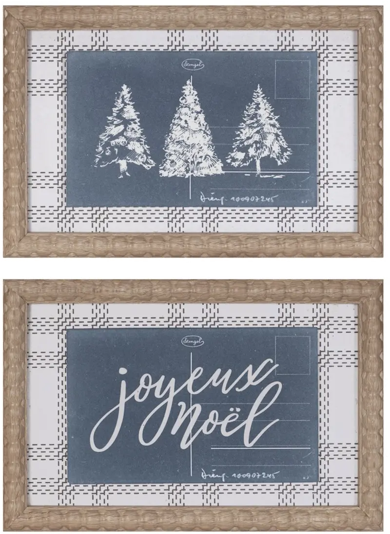 Rustic Assorted Holiday Framed Art