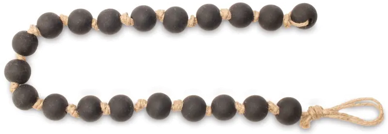 Jute and Brown Glass 24