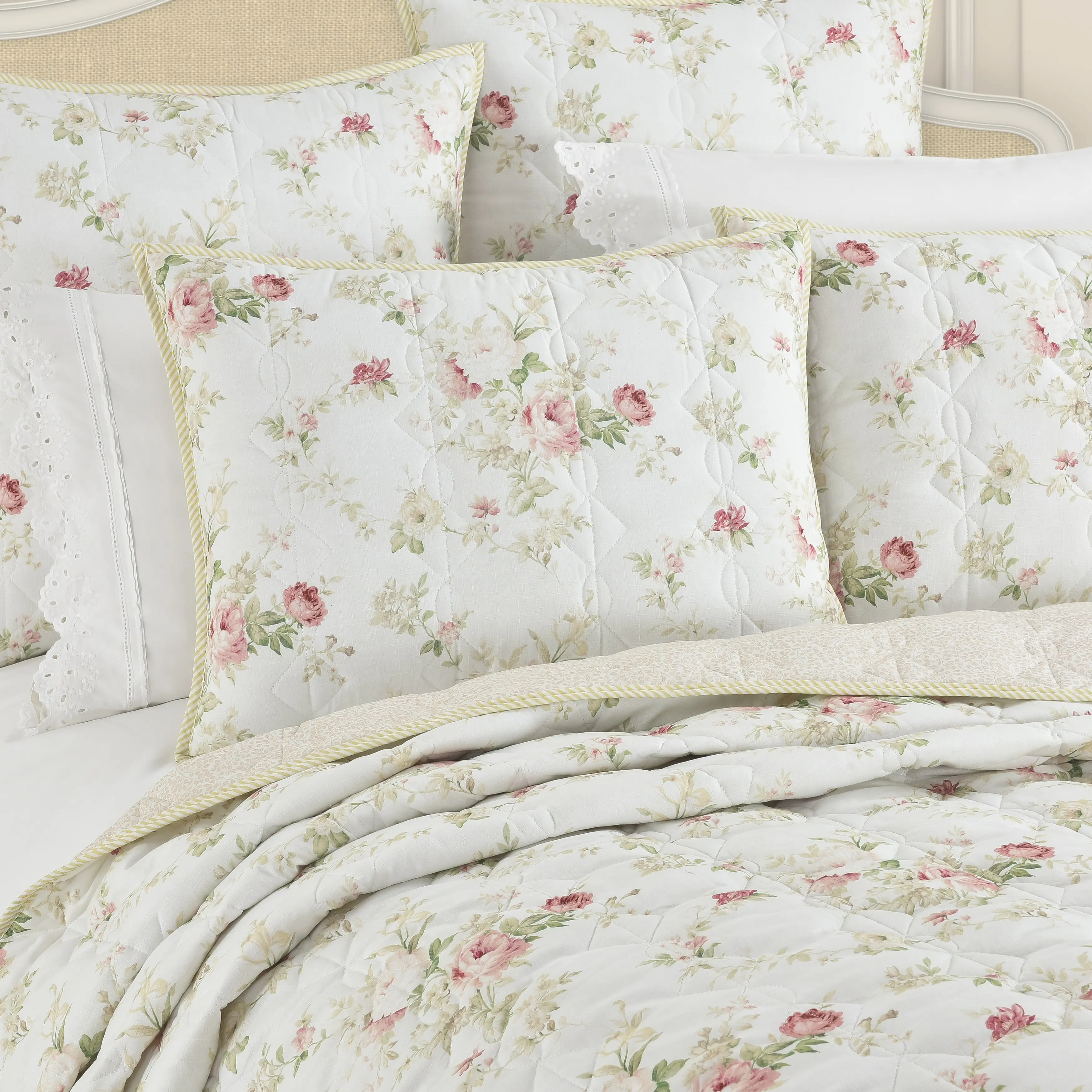 J. Queen Cottage Amalia Floral Pillow Sham-1