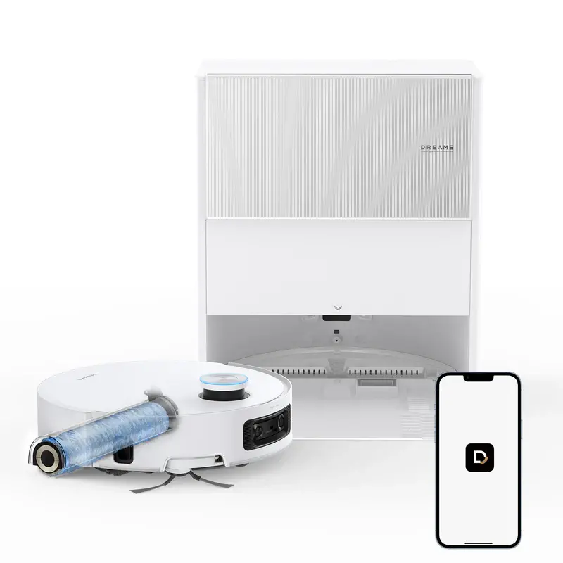 Dreame White Aqua 10 Ultra Roller Robot Vacuum-1