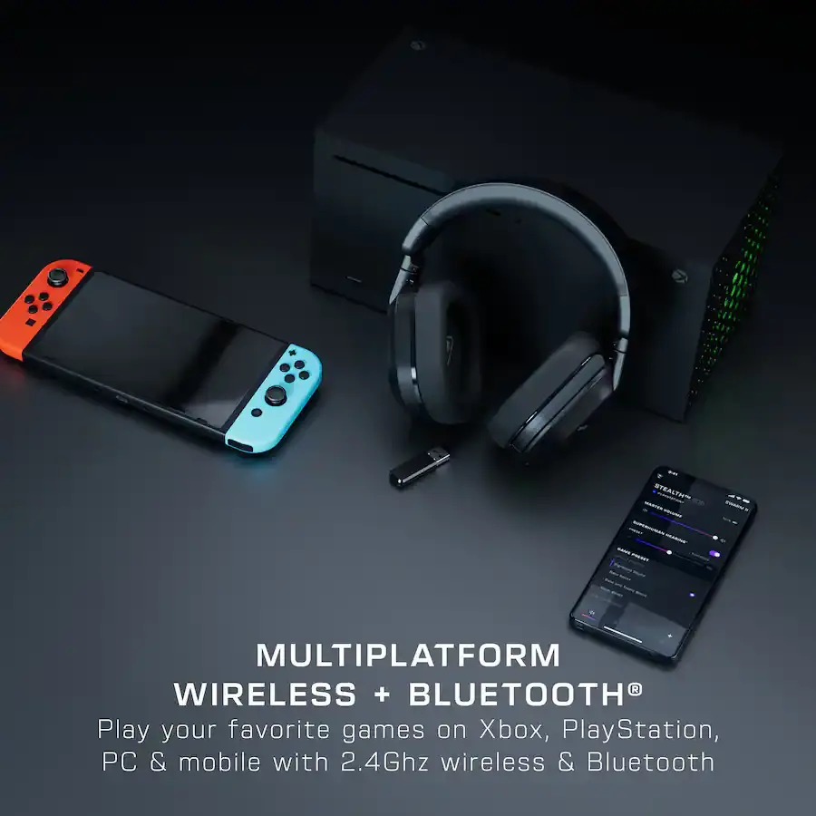 TURL021024XBX Turtle Beach Stealth 600 Wireless Over-Ear Multiplatform Gaming Headset - Black-2