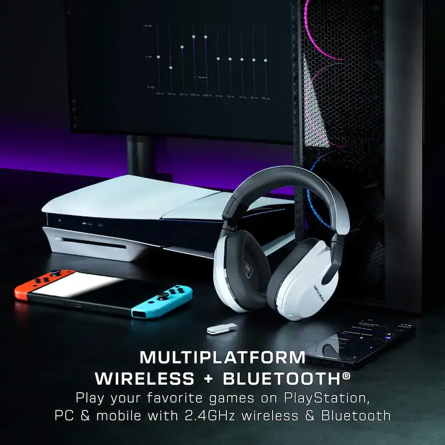 TURL031030PS5 Turtle Beach Stealth 600 Wireless Over-Ear Gaming Headset for PS5, PS4, and PC - White-2