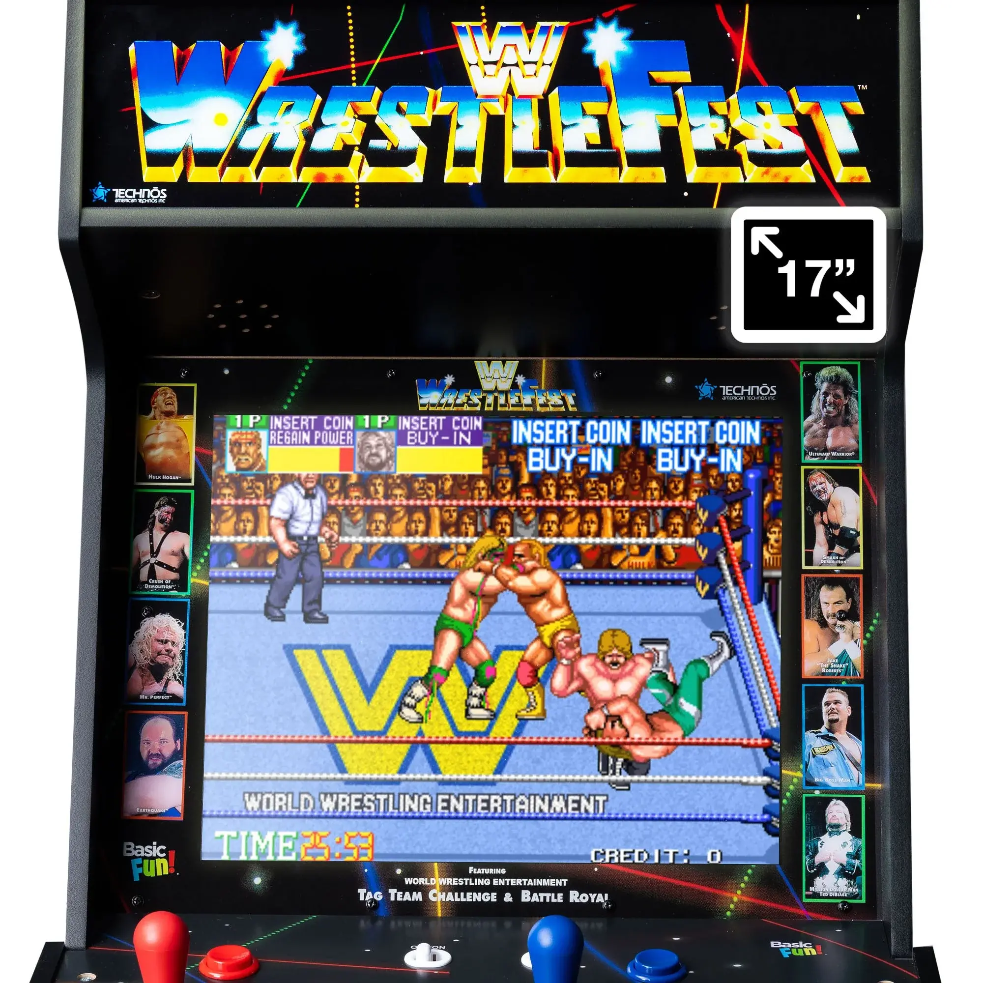 B0FSM2PWRZ Arcade 1Up WWE Wrestlefest Ultra Series Arcade-5