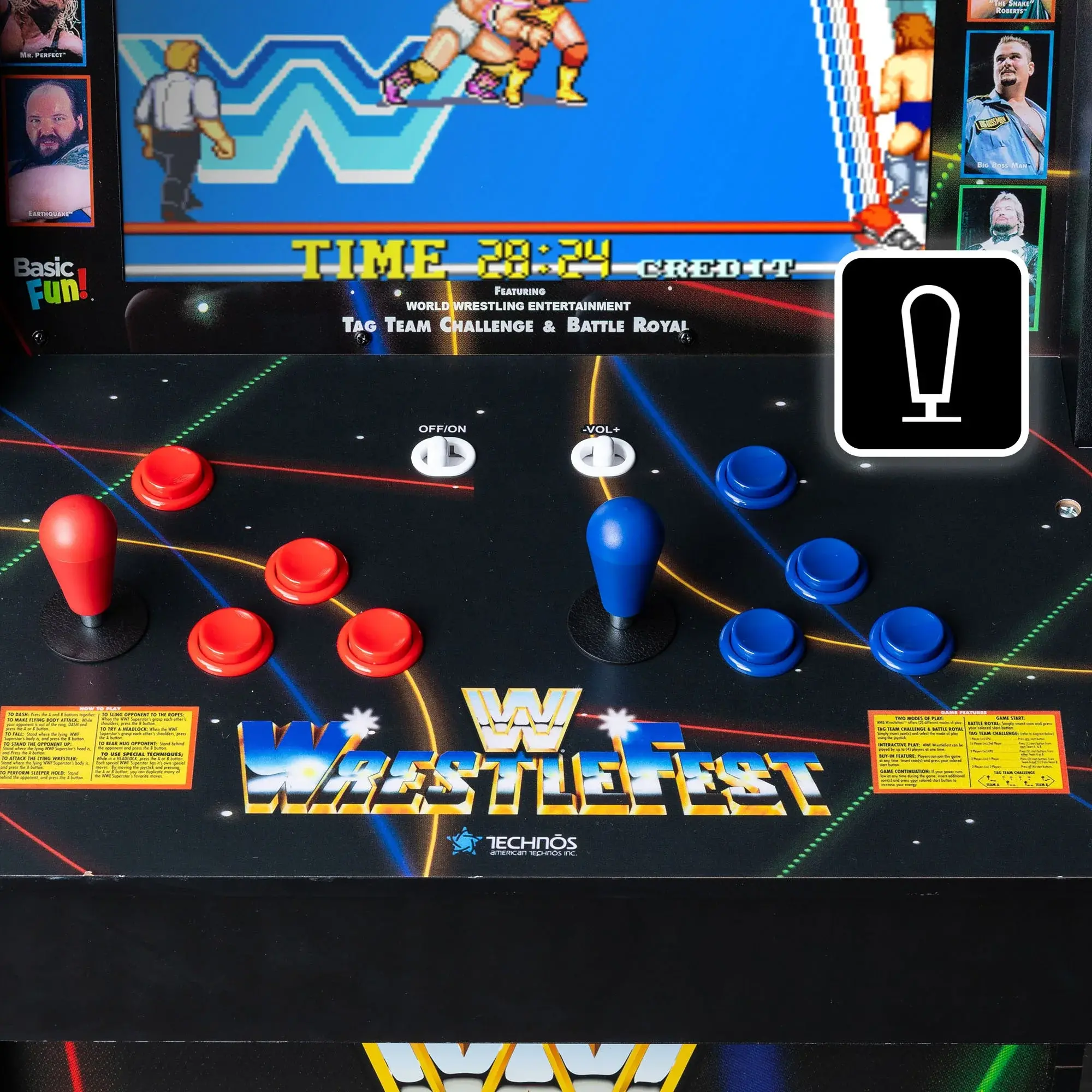 B0FSM2PWRZ Arcade 1Up WWE Wrestlefest Ultra Series Arcade-6