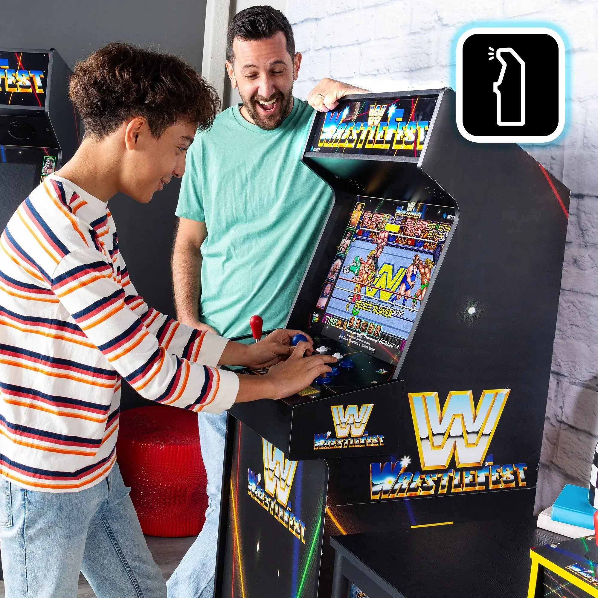 B0FSM2PWRZ Arcade 1Up WWE Wrestlefest Ultra Series Arcade-9