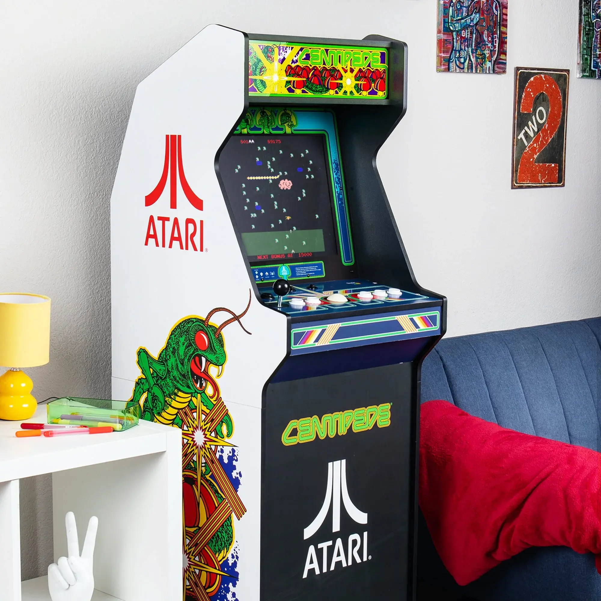 B0FTJDB558 Arcade 1Up Atari Centipede Ultra Series Arcade-10