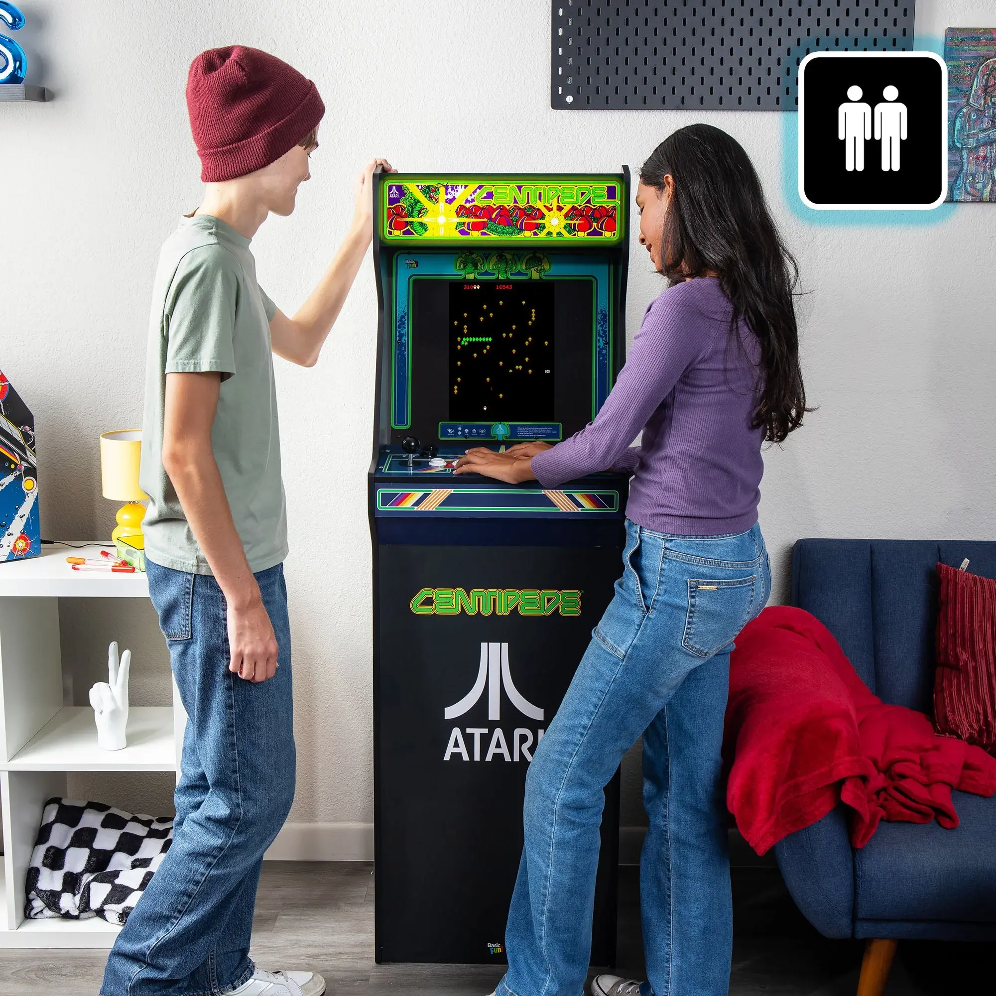 B0FTJDB558 Arcade 1Up Atari Centipede Ultra Series Arcade-2