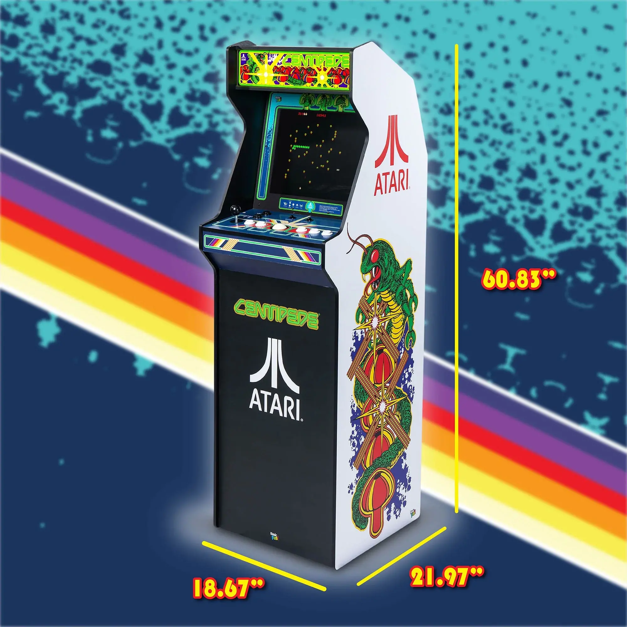 B0FTJDB558 Arcade 1Up Atari Centipede Ultra Series Arcade-3