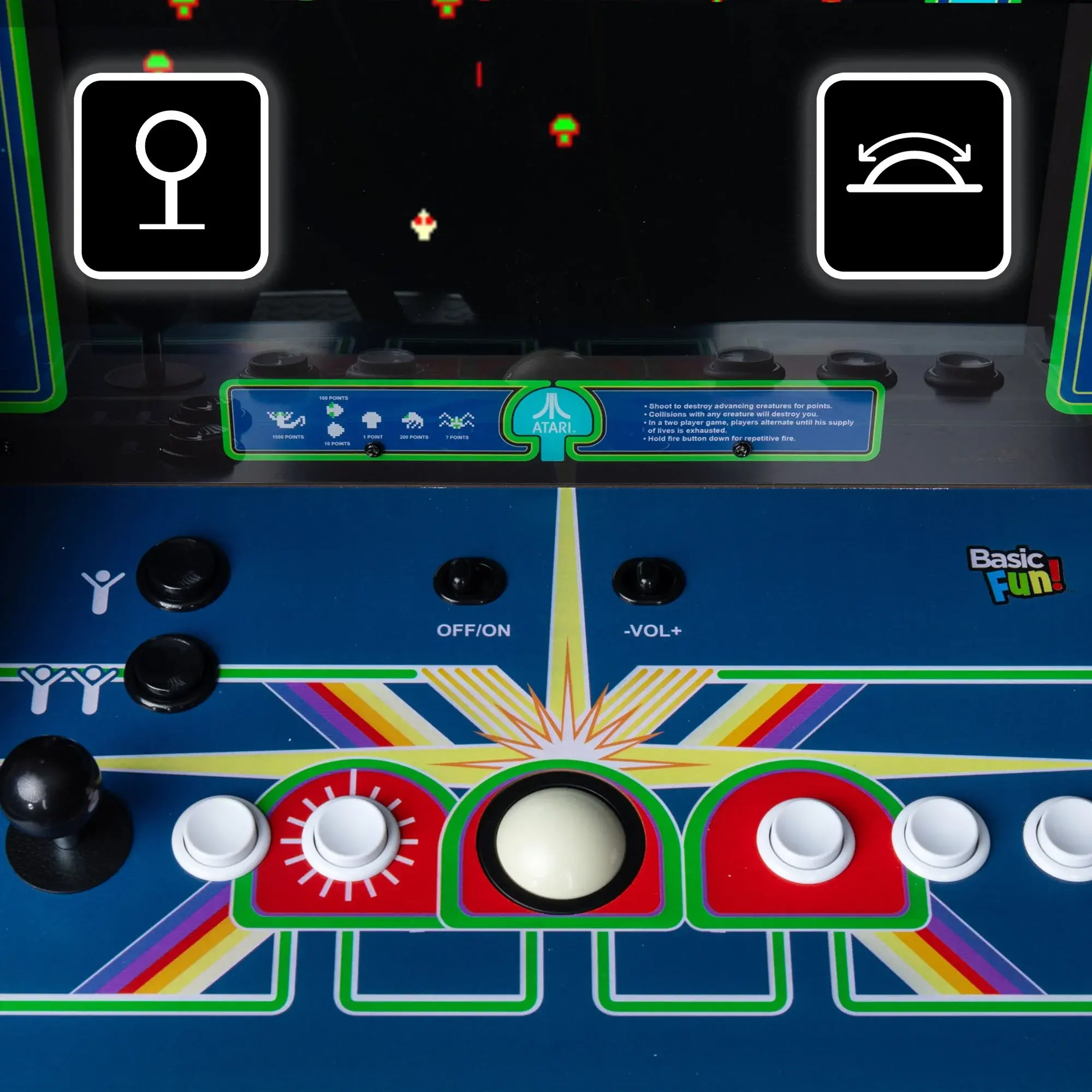 B0FTJDB558 Arcade 1Up Atari Centipede Ultra Series Arcade-6