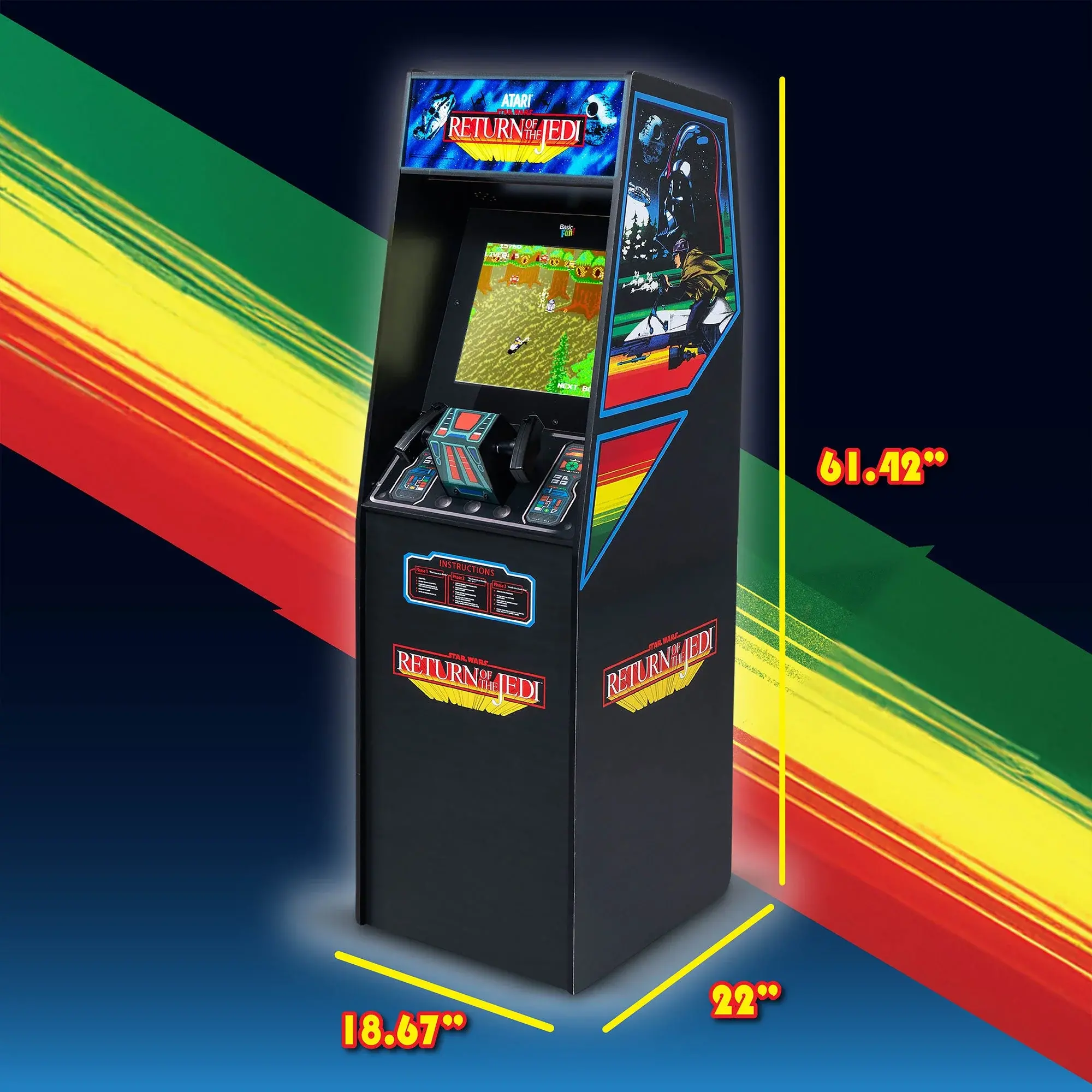 B0FTNY34VC Arcade 1Up Atari Star Wars Ultra Series Arcade-3