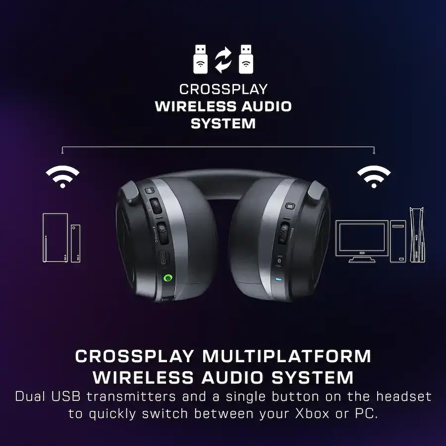 TURL210105UNI Turtle Beach Stealth 700 Gen 3 Wireless Over-Ear Gaming Headset for Xbox Series X|S, Xbox One - Black-2