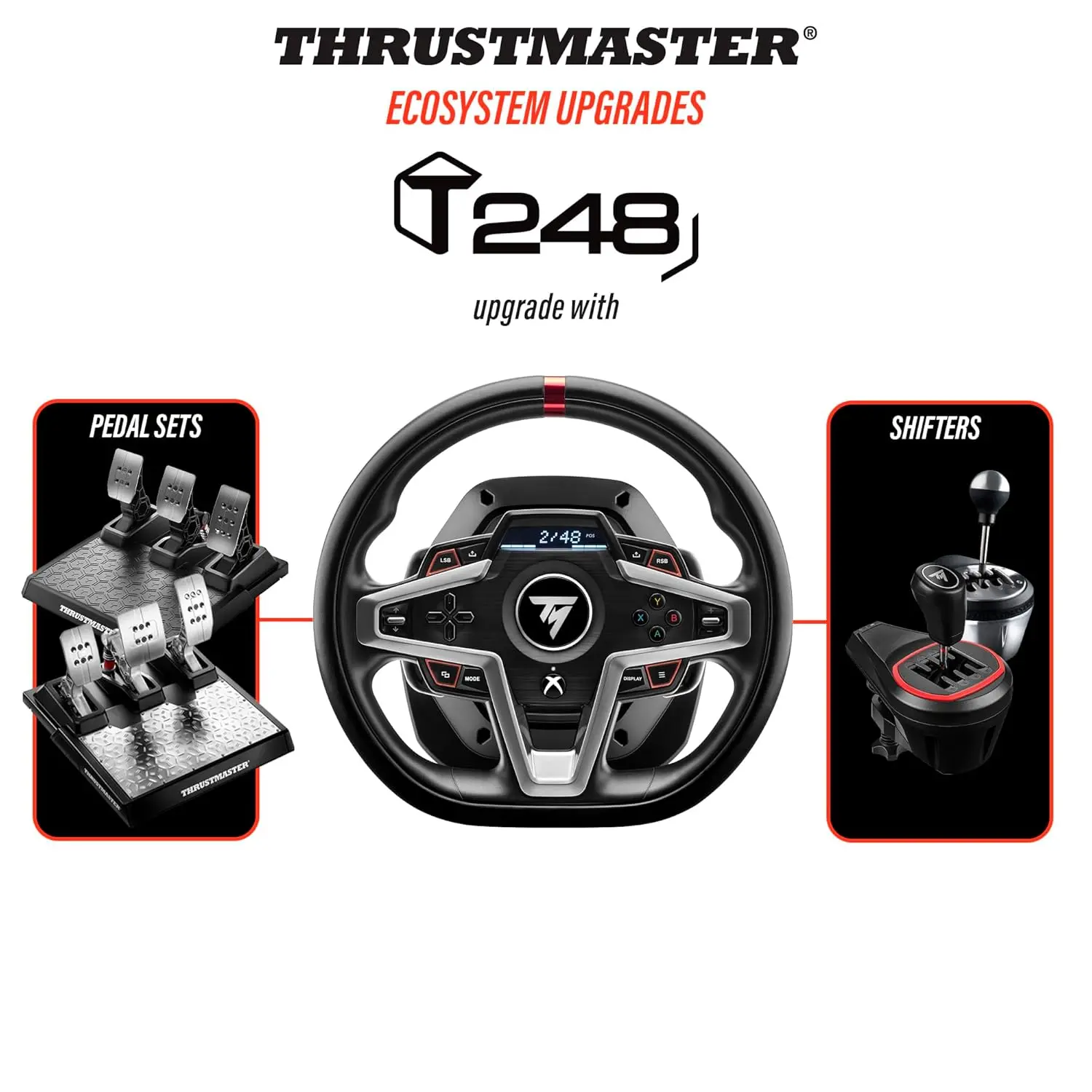 Thrustmaster T248R Racing Wheel and Pedals for Xbox One, Xbox X|S, and PC-6