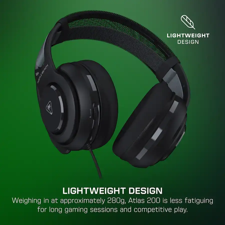 Turtle Beach Atlas 200 Wired Multiplatform Gaming Headset - Black-3