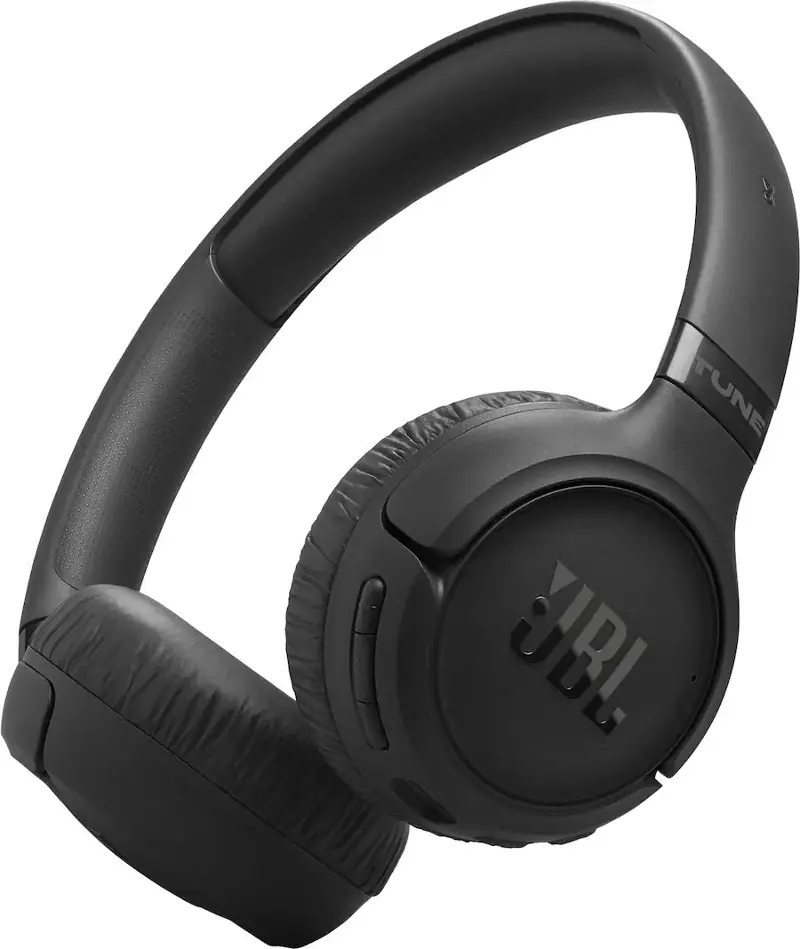 JBL Tune 680NC Wireless On-Ear Noise Cancelling Headphones - Black