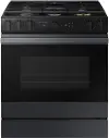 NSG6DG8500MT Samsung Bespoke 5-Burner Smart Slide-In Gas Range with Air Sous Vide & Air Fry - Matte Black Steel