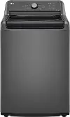 WT6105CM LG 4.1 cu. ft. Top Load Washer with Agitator and SlamProof® Glass Lid - Monochrome Gray