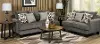 7PC/BRYN/CHRCL/SLTL Bryn Gray 7 Piece Living Room Set